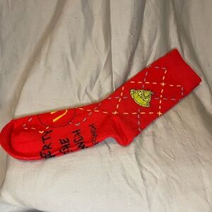 McDonald's Red Grinch Casual Socks